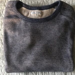 Wallace & Barnes (J Crew) thermal shirt. Blue XL